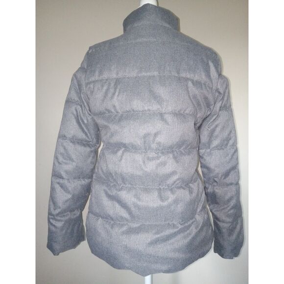 Old Navy Small Gray Fleece Puffer Jacket - Picture 2 of 7